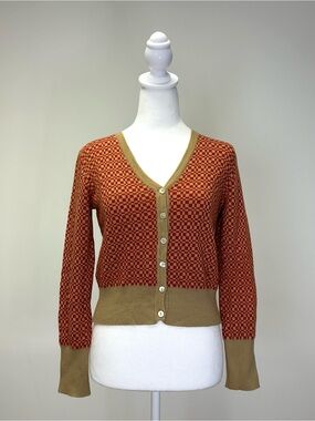 Georges Rech Maille Made in Italy 100% Extrafine Merino Wool Cardigan